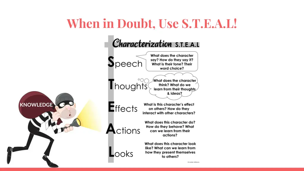 when in doubt use s t e a l