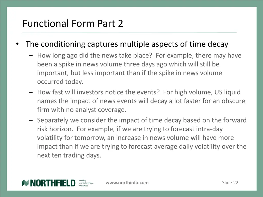 functional form part 2