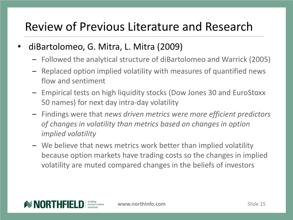 review of previous literature and research 1