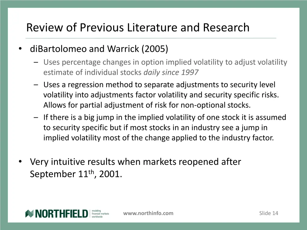 review of previous literature and research