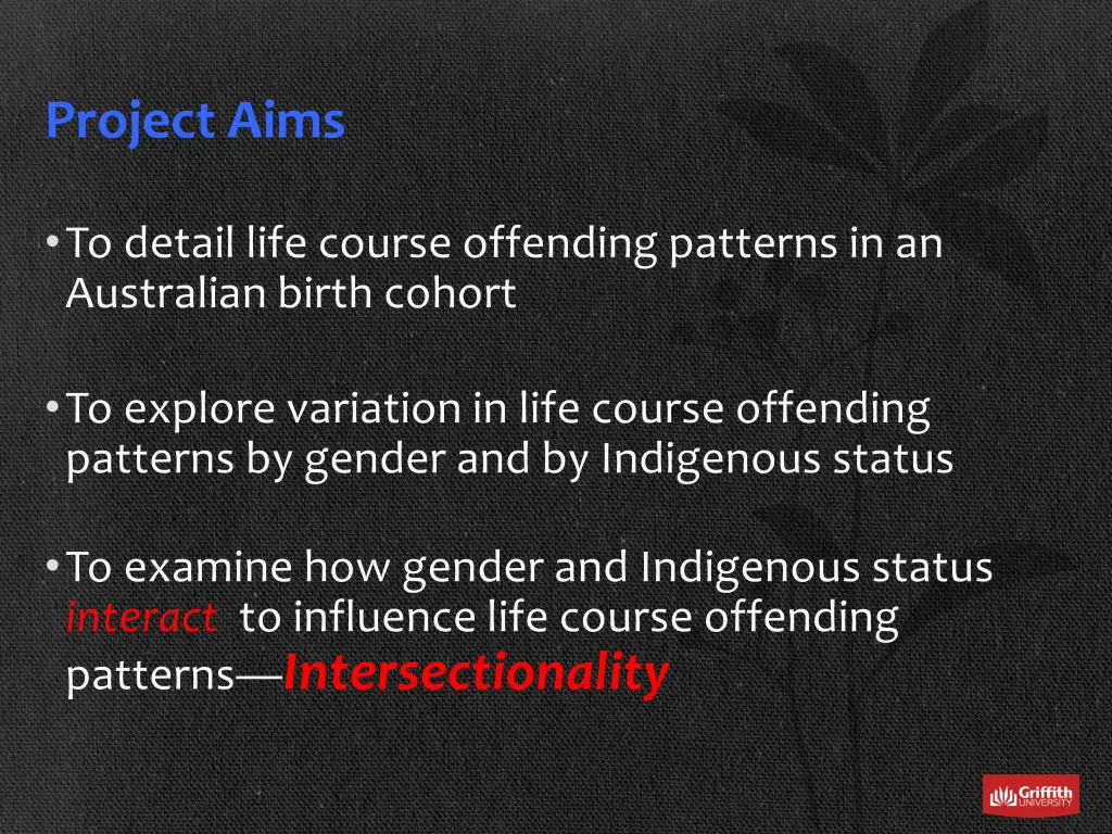 project aims