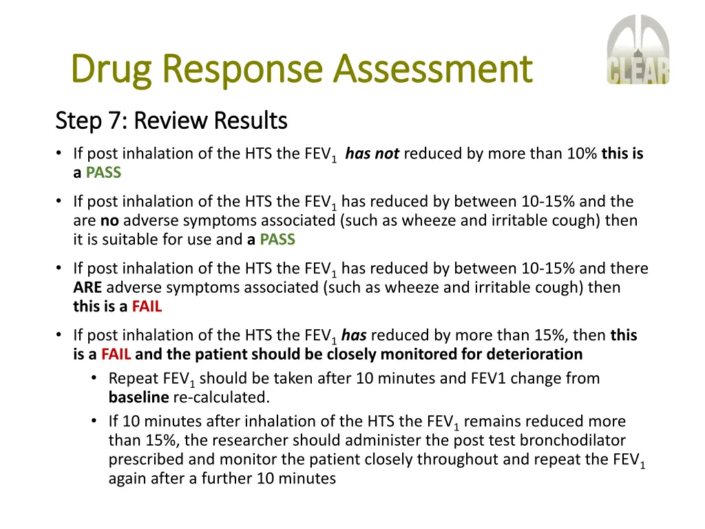 drug response assessment drug response assessment 11
