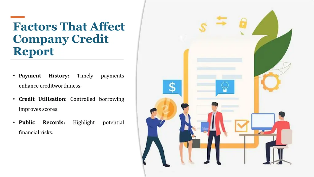 factors that affect company credit report