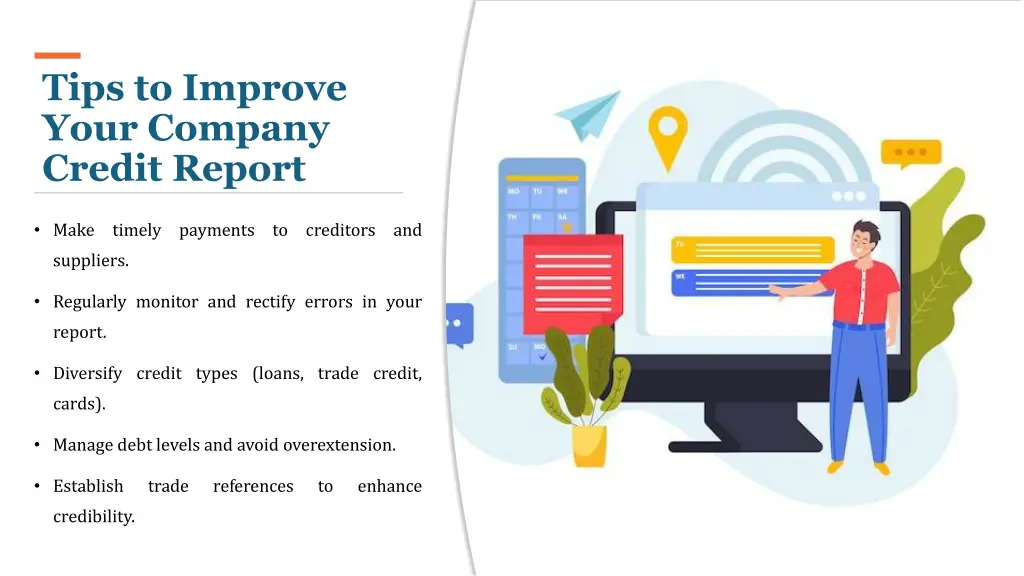 tips to improve your company credit report