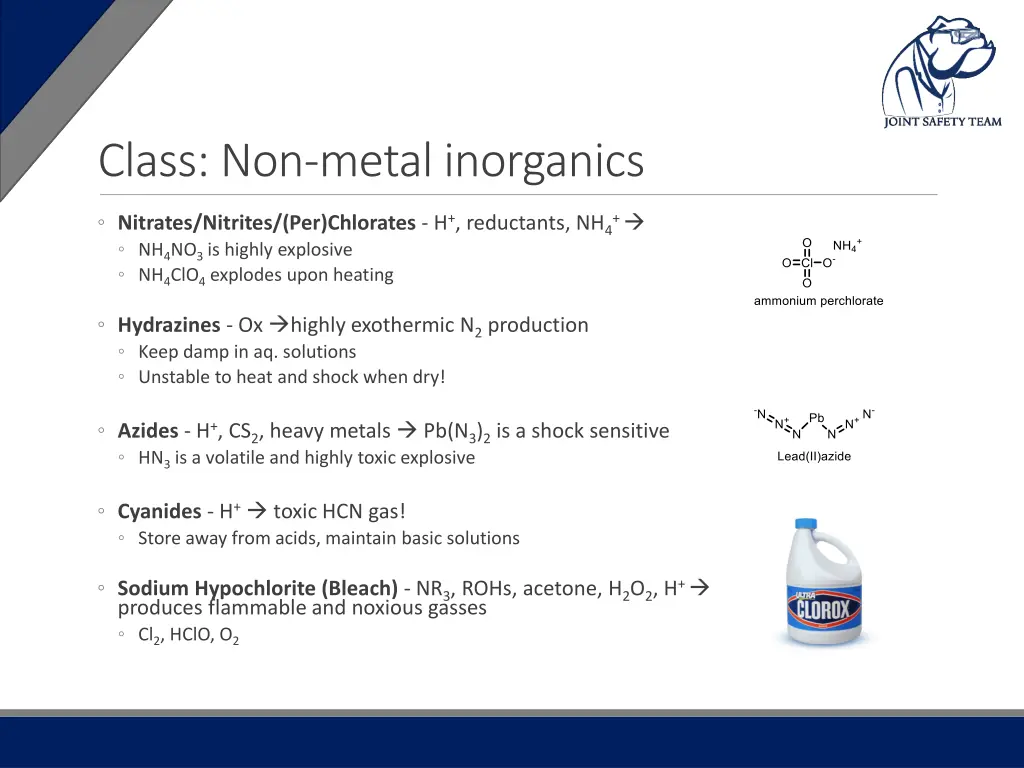 class non metal inorganics 1