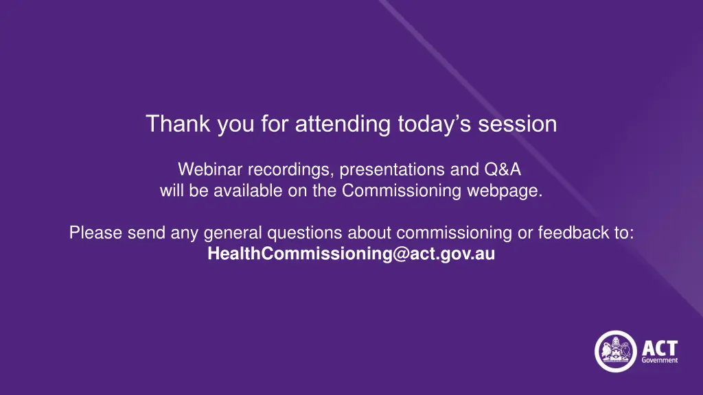 thank you for attending today s session
