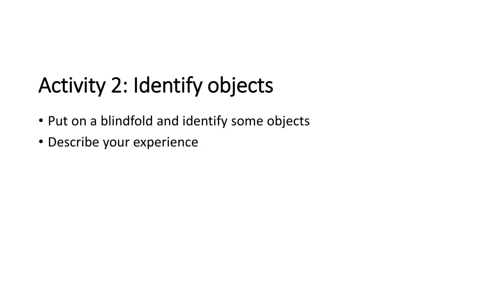 activity 2 identify objects activity 2 identify