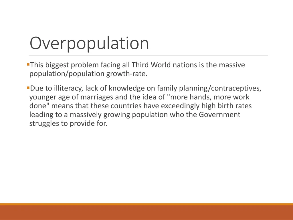 overpopulation