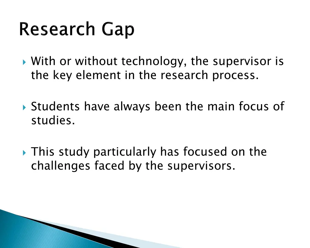 with or without technology the supervisor