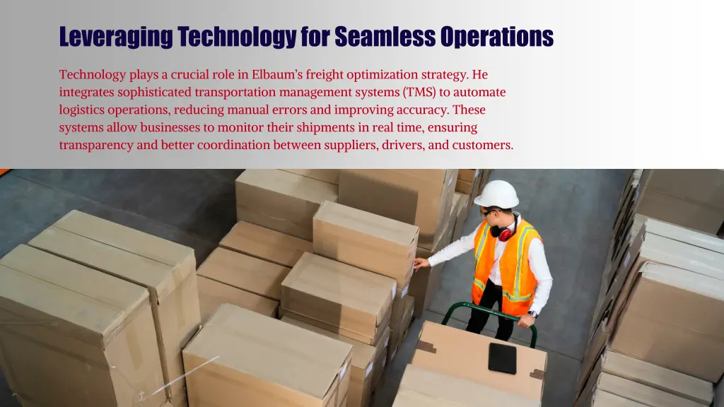 leveraging technology for seamless operations