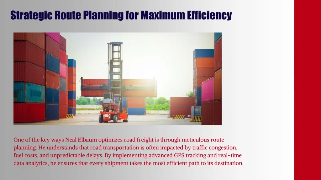 strategic route planning for maximum efficiency