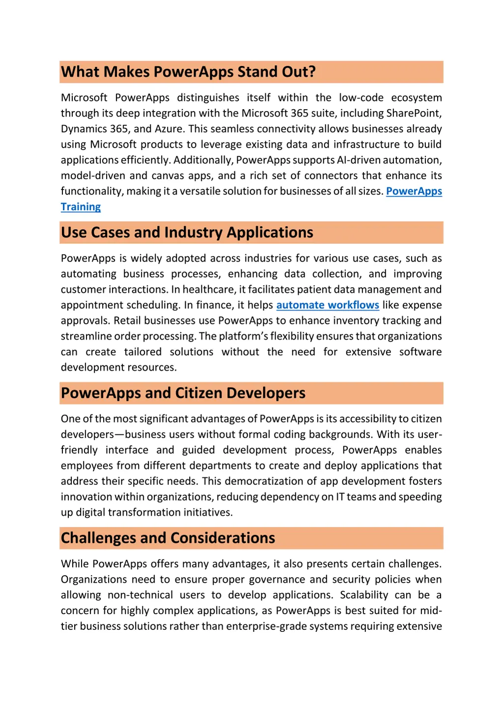 what makes powerapps stand out