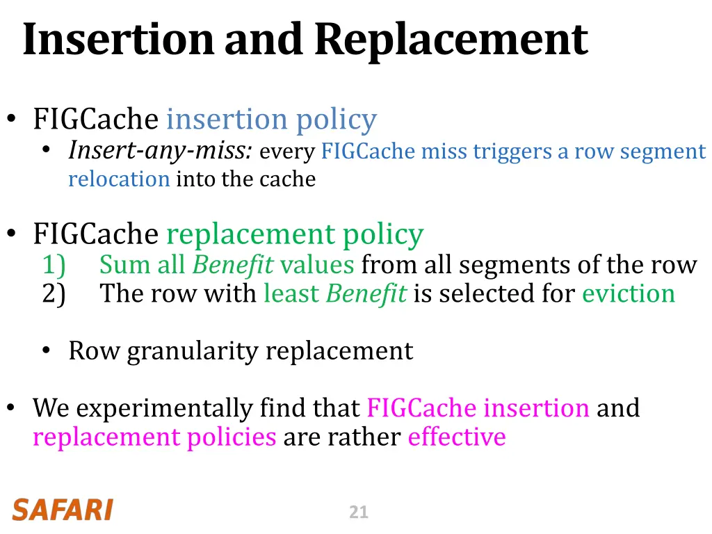 insertion and replacement