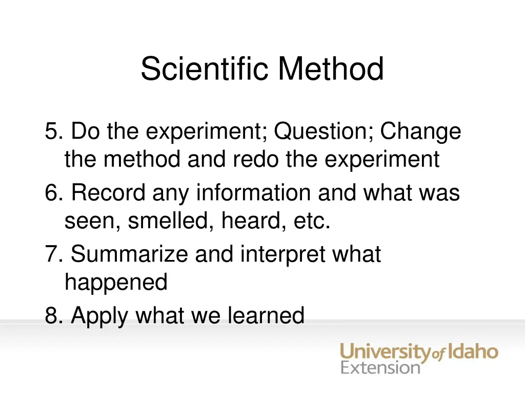scientific method 2