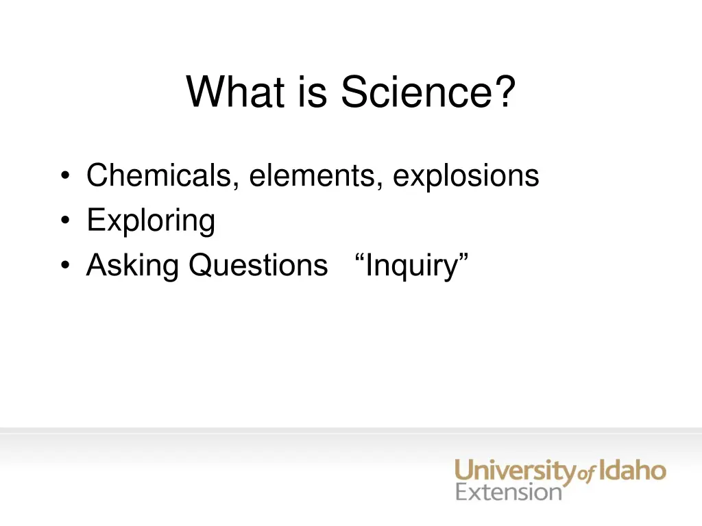 what is science
