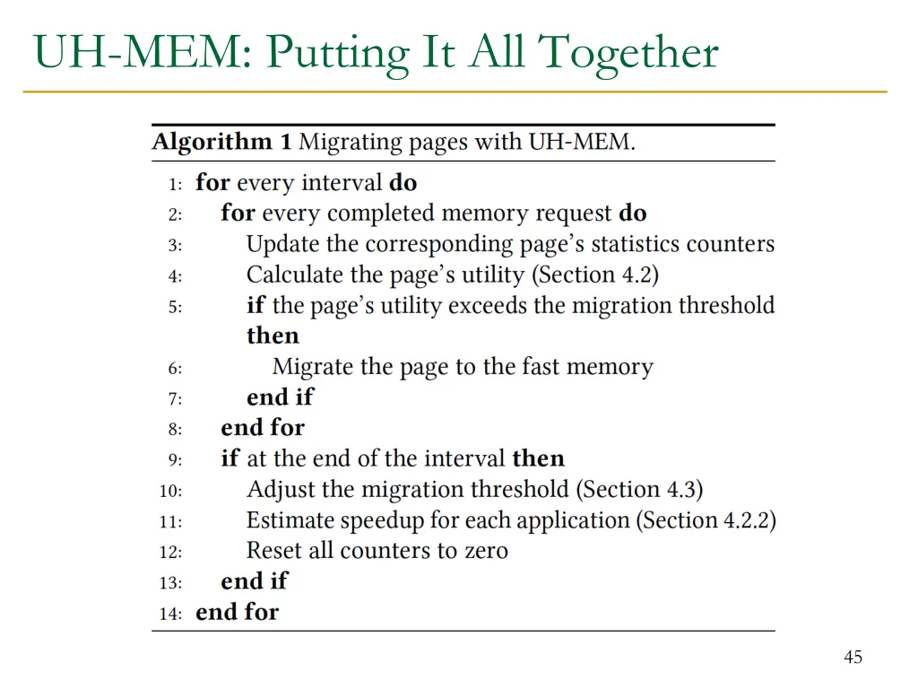 uh mem putting it all together