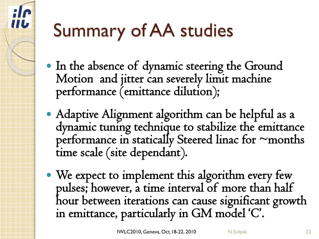 summary of aa studies