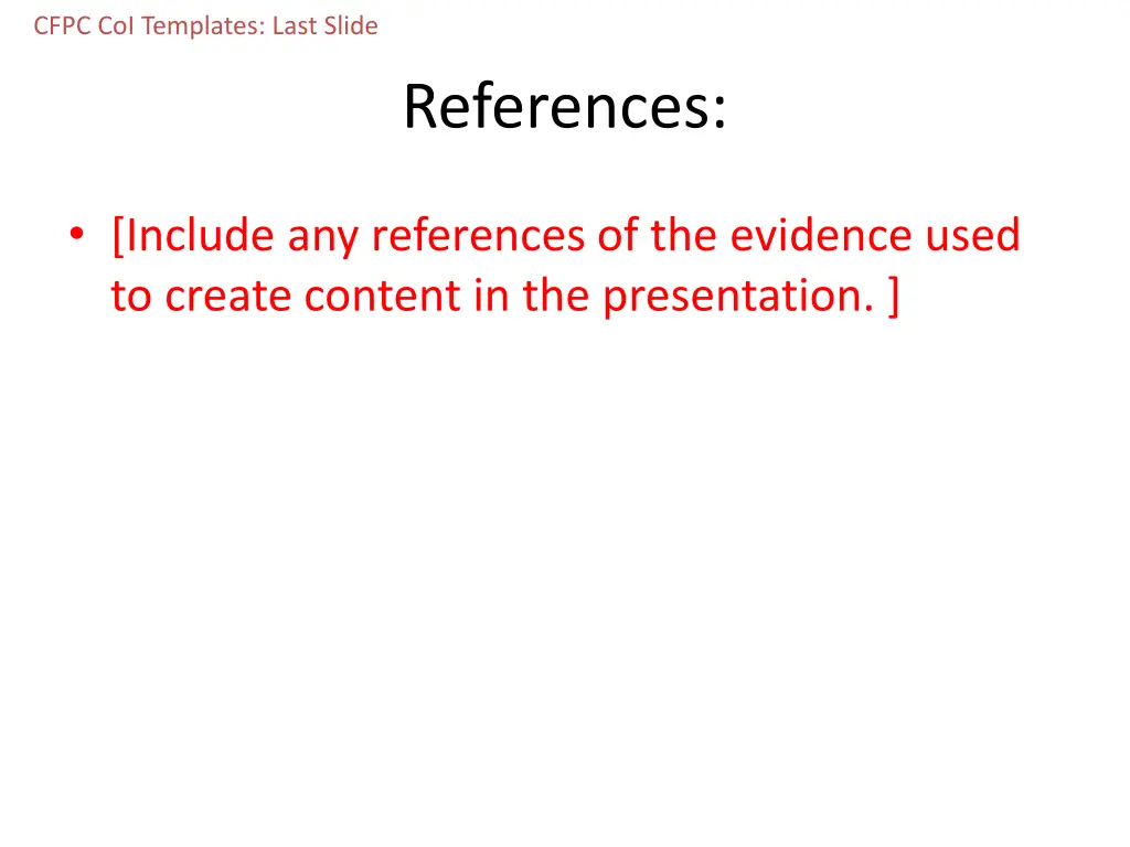 cfpc coi templates last slide 1