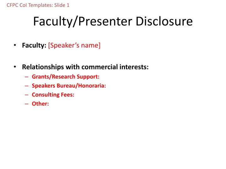 cfpc coi templates slide 1