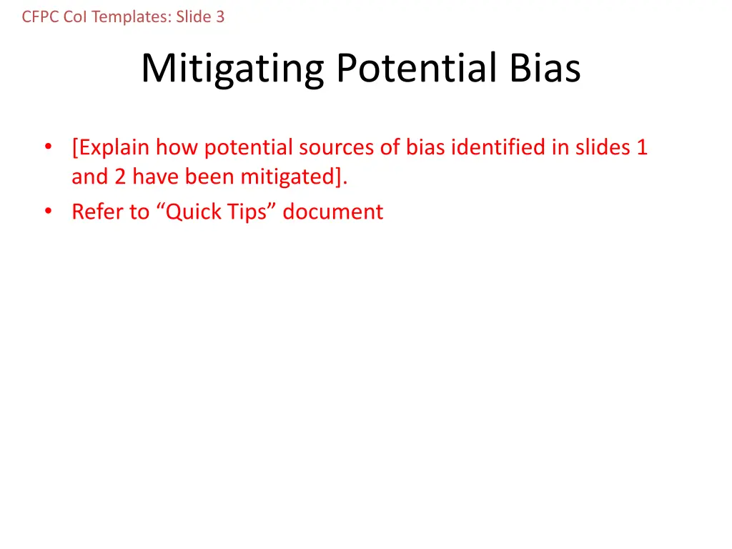 cfpc coi templates slide 3
