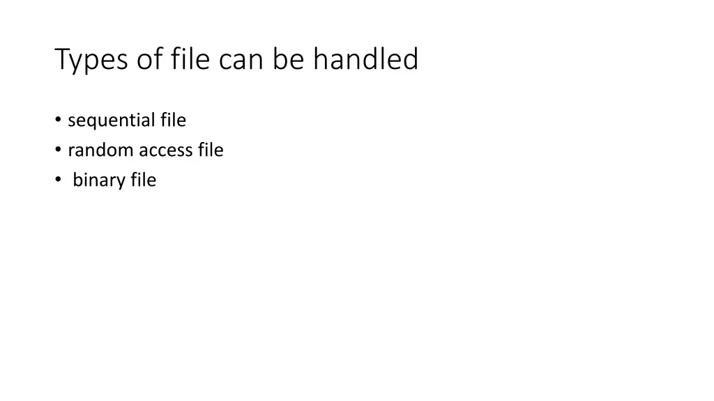 types of file can be handled