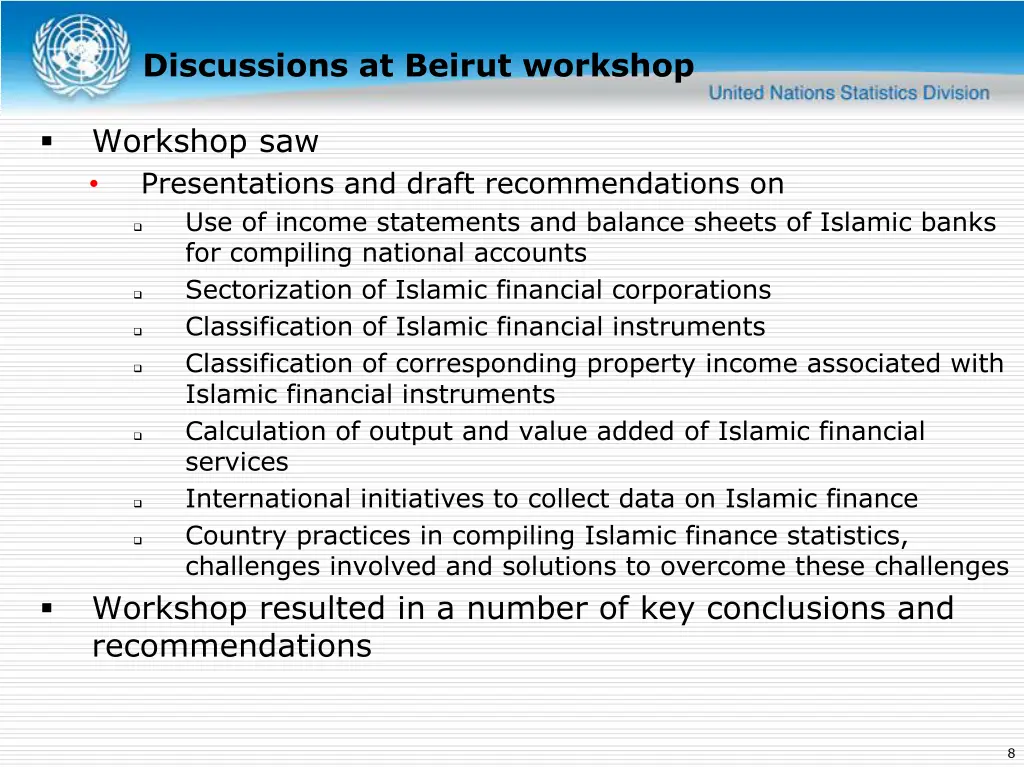 discussions at beirut workshop