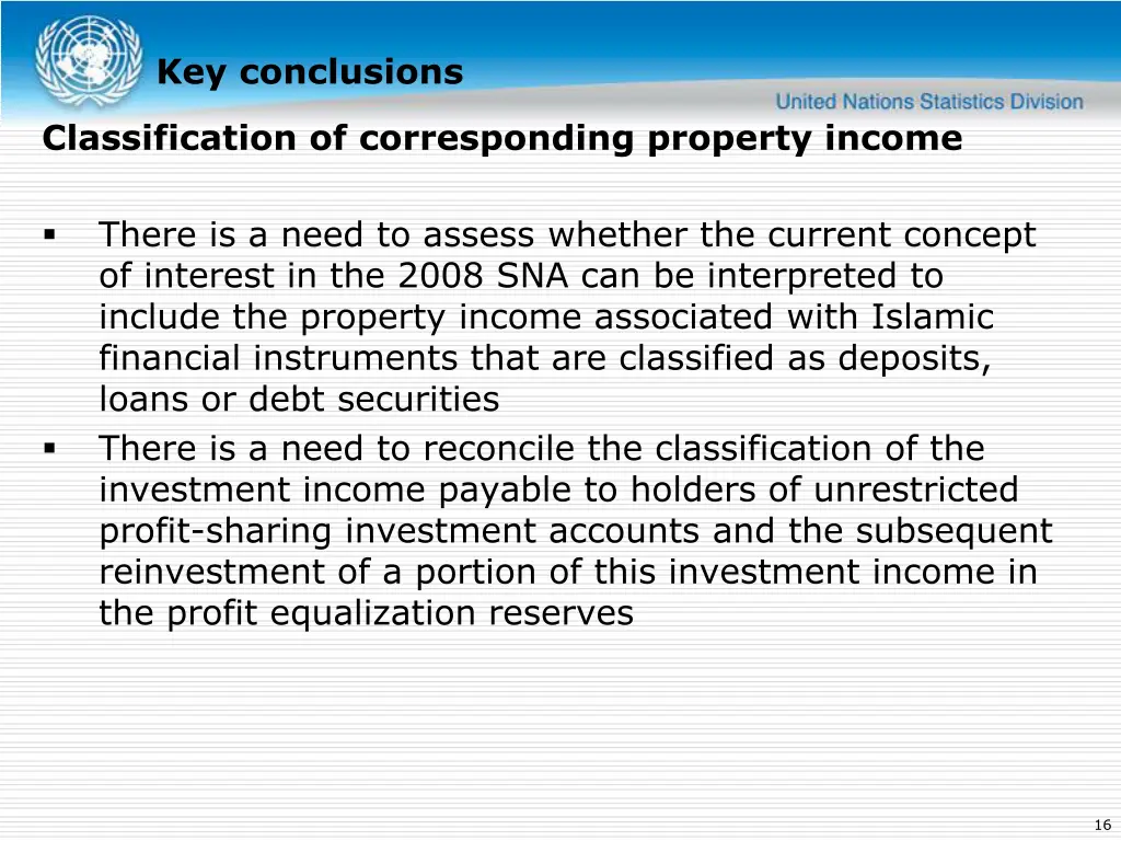 key conclusions 7
