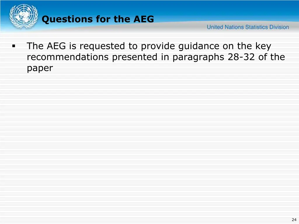 questions for the aeg