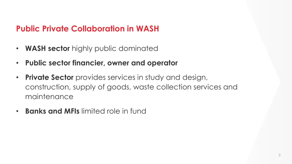 public private collaboration in wash