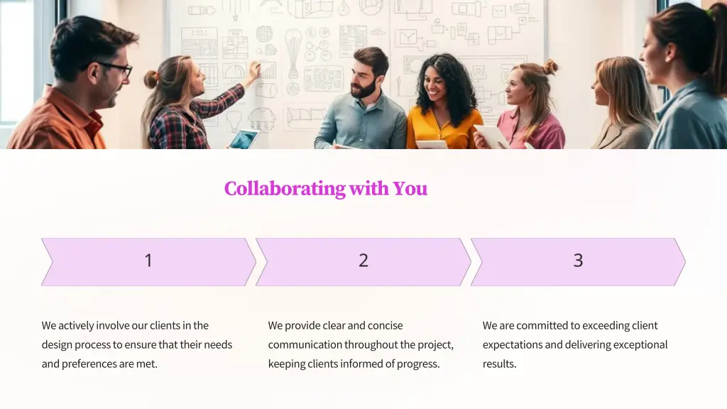 collaborating with you
