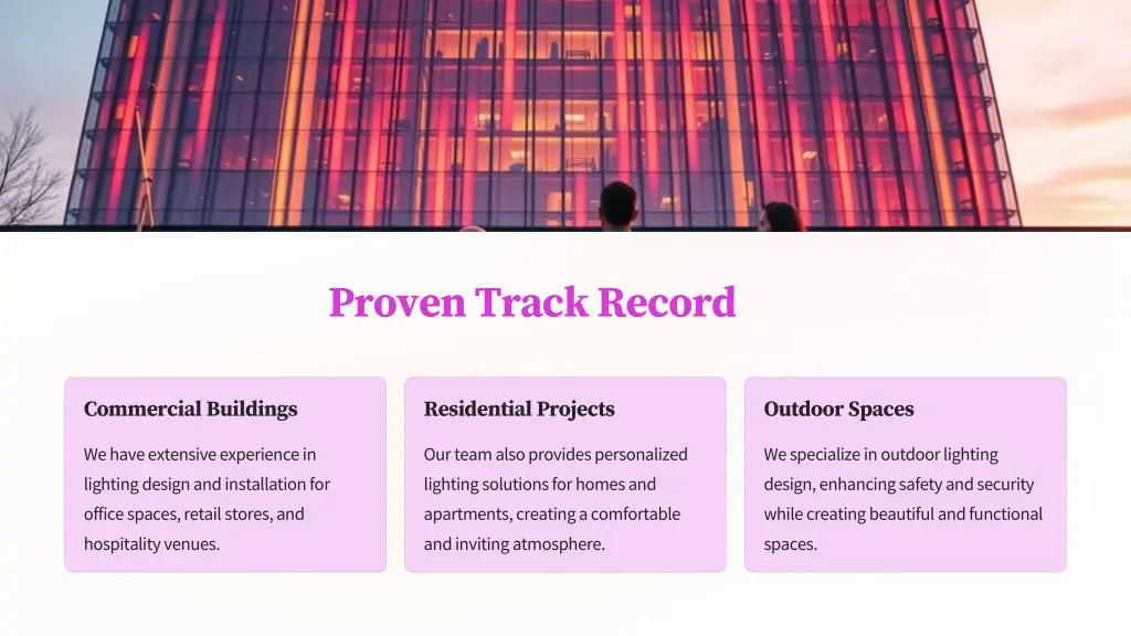 proven track record