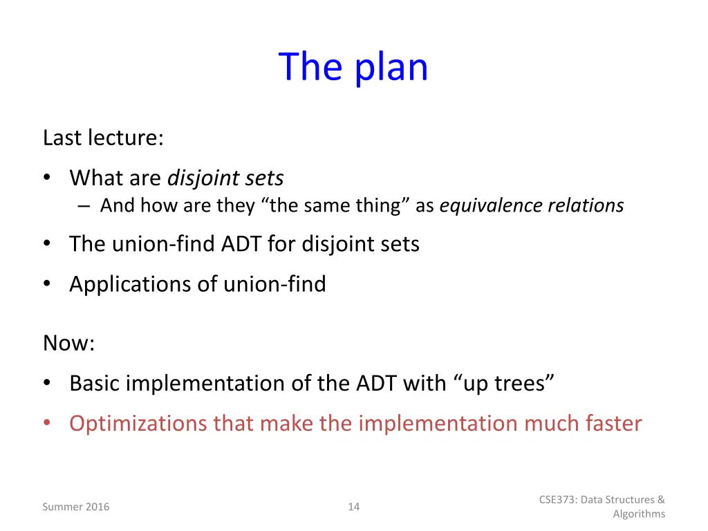 the plan 1