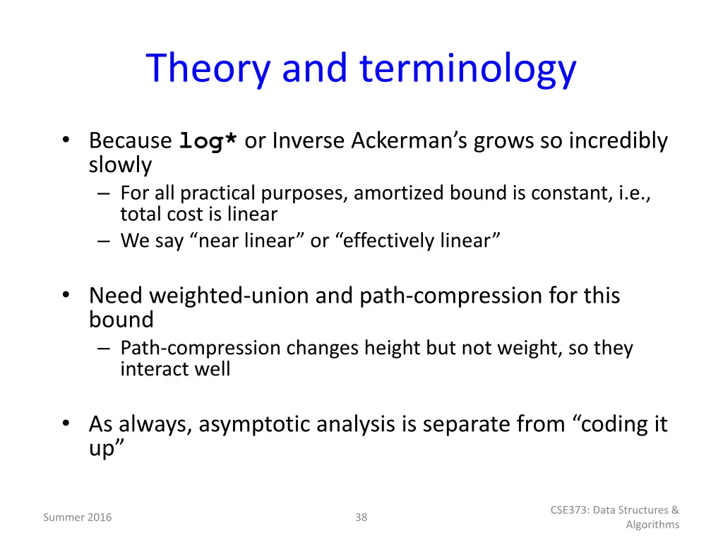 theory and terminology