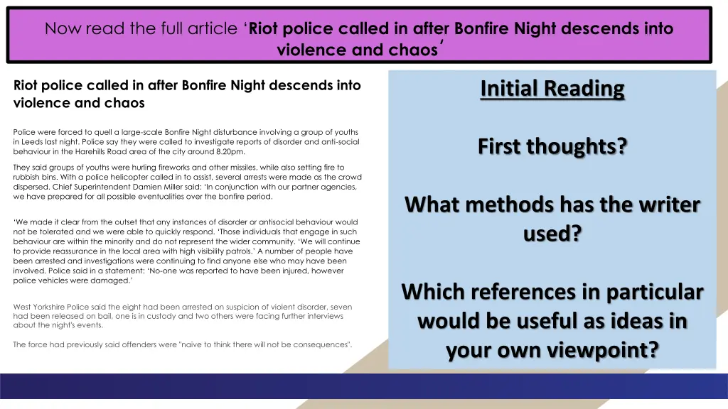 now read the full article riot police called