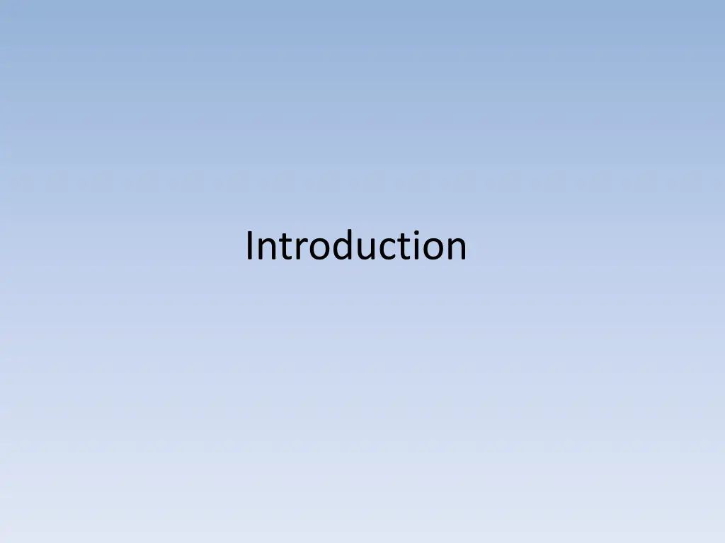 introduction