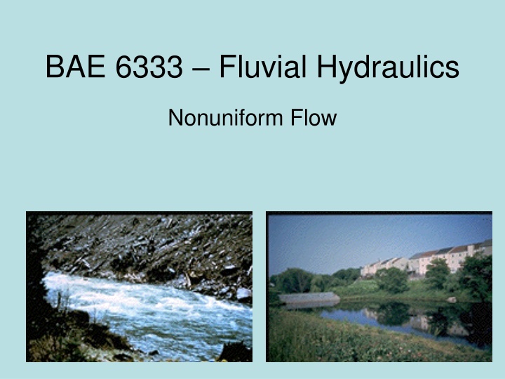 bae 6333 fluvial hydraulics