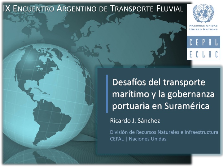 ix e ncuentro a rgentino de t ransporte f luvial