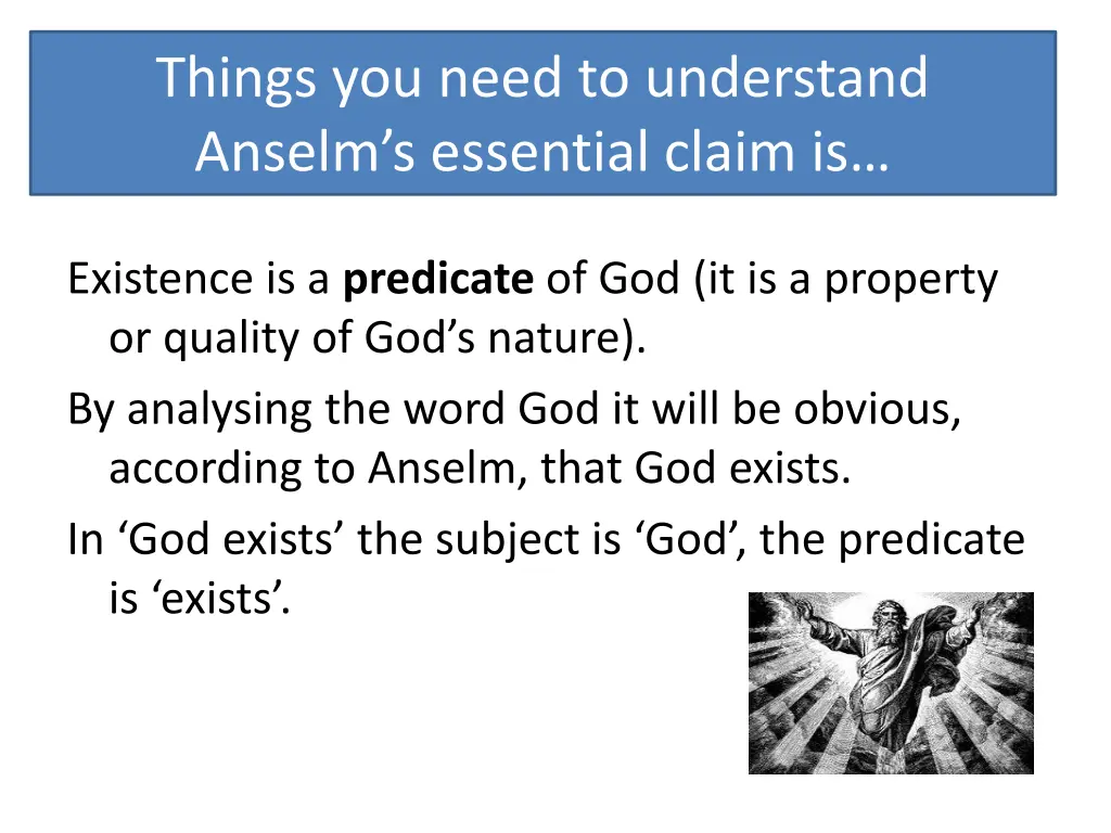 things you need to understand anselm s essential