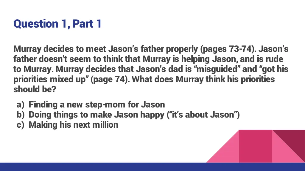 question 1 part 1