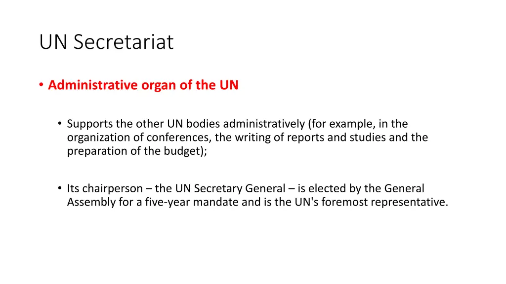 un secretariat