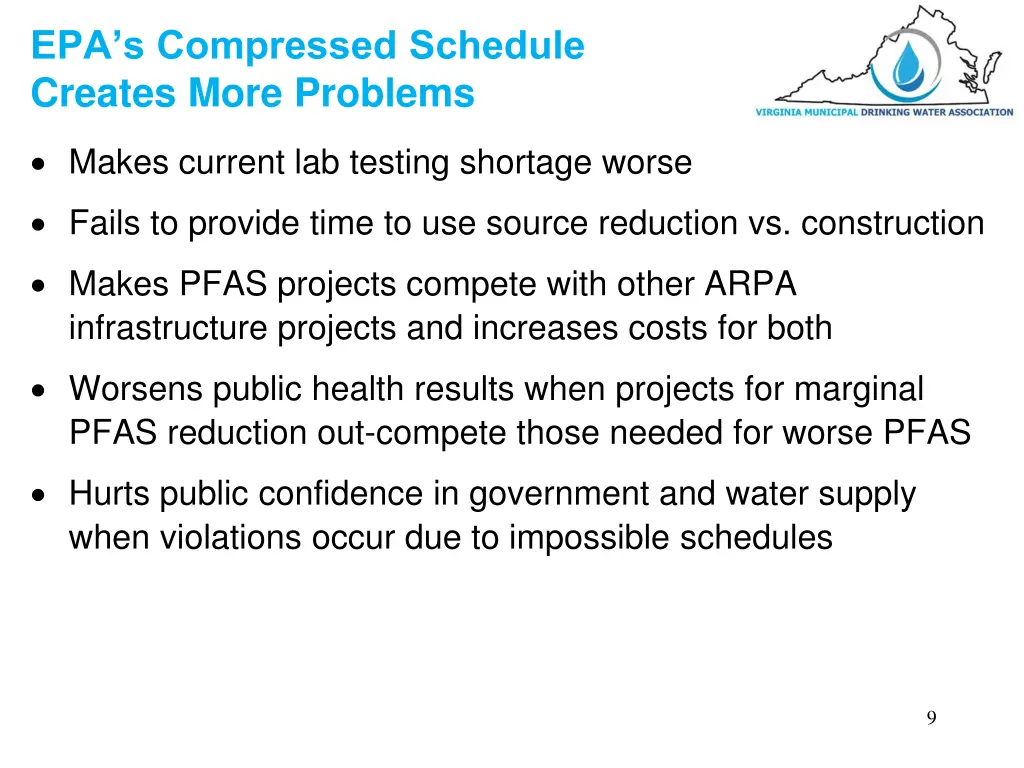 epa s compressed schedule creates more problems