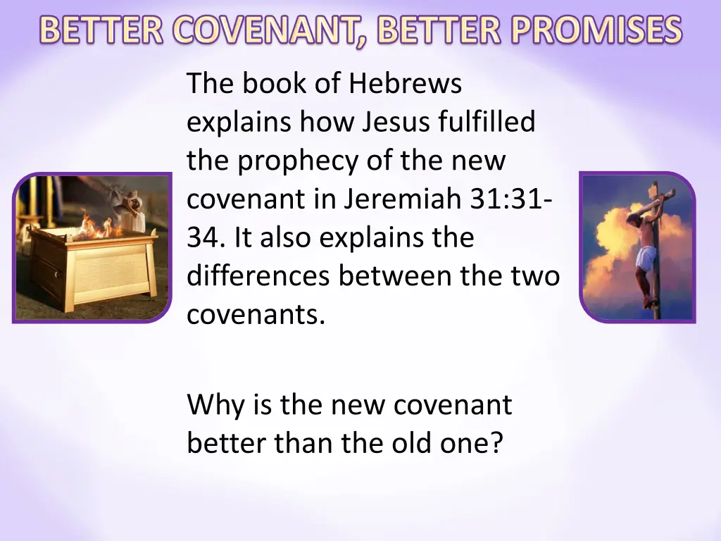the book of hebrews explains how jesus fulfilled