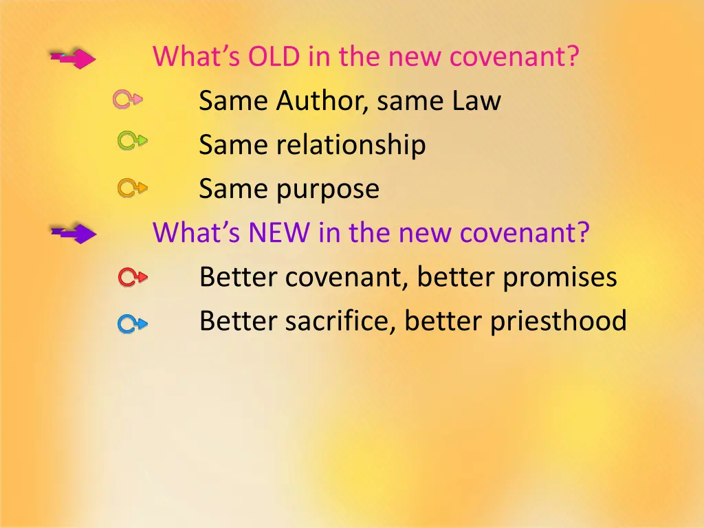 what s old in the new covenant same author same