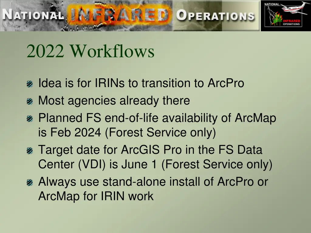 2022 workflows