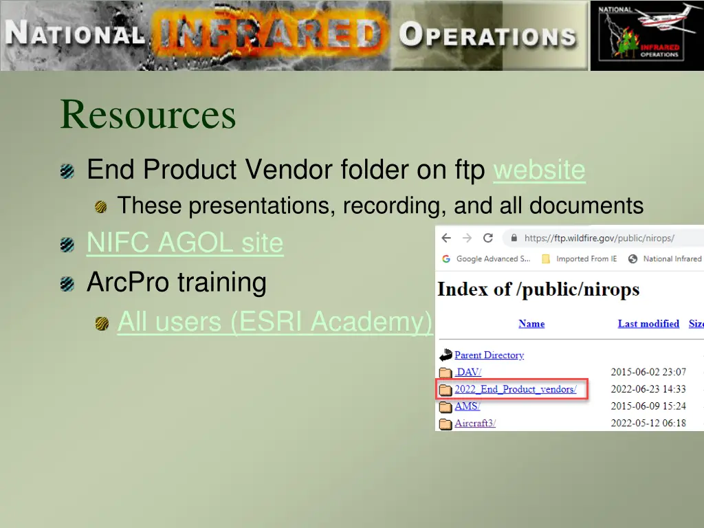 resources