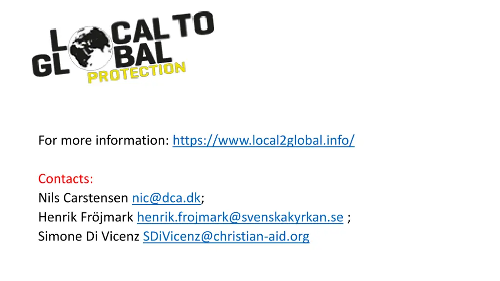for more information https www local2global info