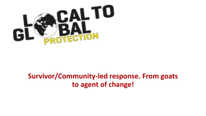 survivor community led response from goats