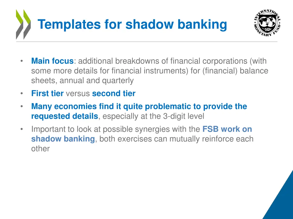 templates for shadow banking