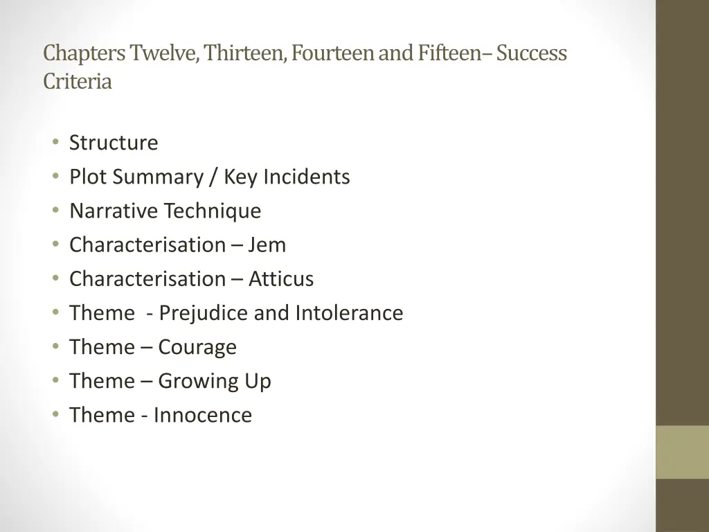 chapters twelve thirteen fourteen and fifteen