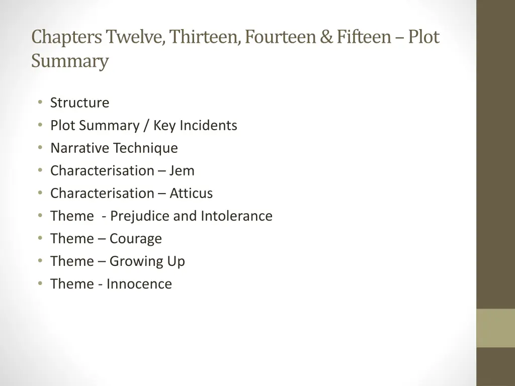 chapters twelve thirteen fourteen fifteen plot